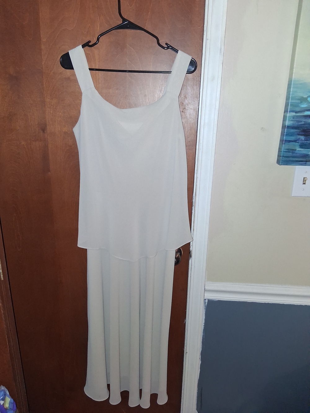 Virgo Cream Sleeveless Maxi Dress